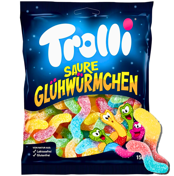 Trolli - Saure Glühwürmchen 150g